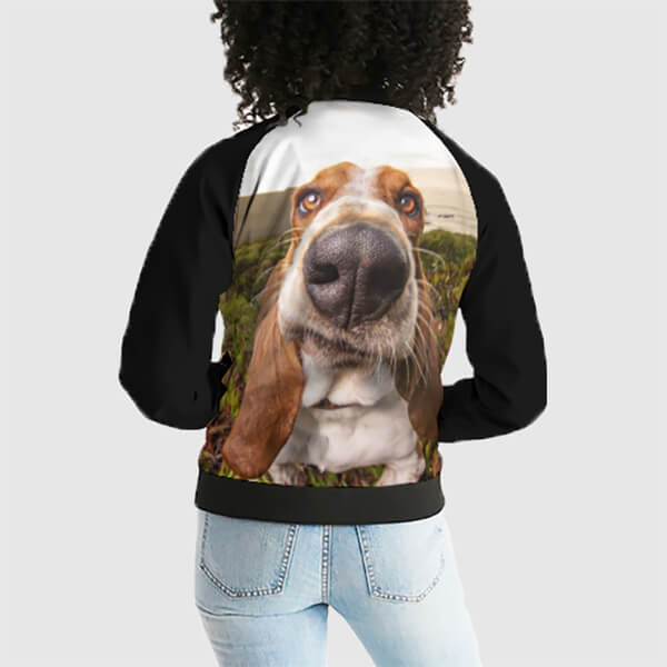 dog lover black bomber jacket shop hilarious hound
