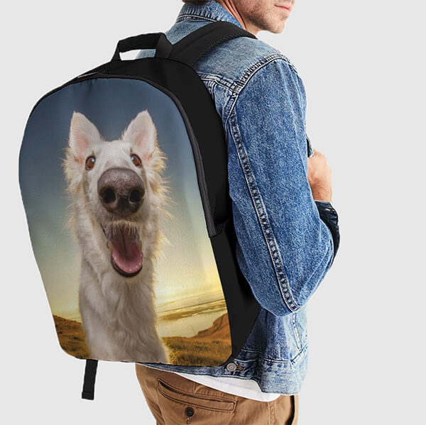 tasha dog backpack gift for dog lovers hilarious hound pet photography